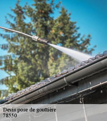 Devis pose de gouttière